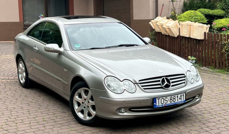 MERCEDES CLK320 V6 218KM – ELEGANCE – AUTOMAT – EL. FOTEL KIEROWCY – SZYBER-DACH – IMPORT NIEMCY full