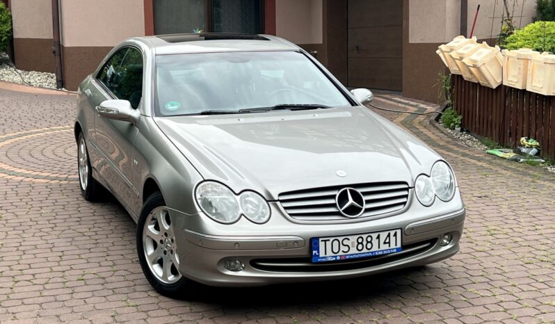 MERCEDES CLK320 V6 218KM – ELEGANCE – AUTOMAT – EL. FOTEL KIEROWCY – SZYBER-DACH – IMPORT NIEMCY full