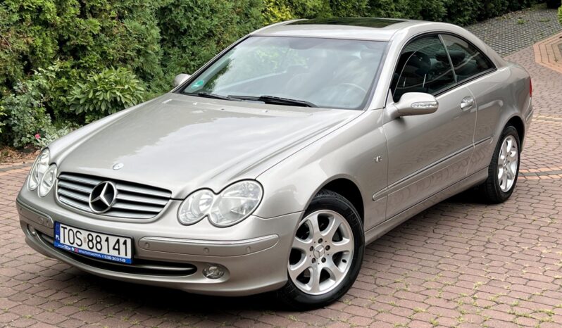 MERCEDES CLK320 V6 218KM – ELEGANCE – AUTOMAT – EL. FOTEL KIEROWCY – SZYBER-DACH – IMPORT NIEMCY full