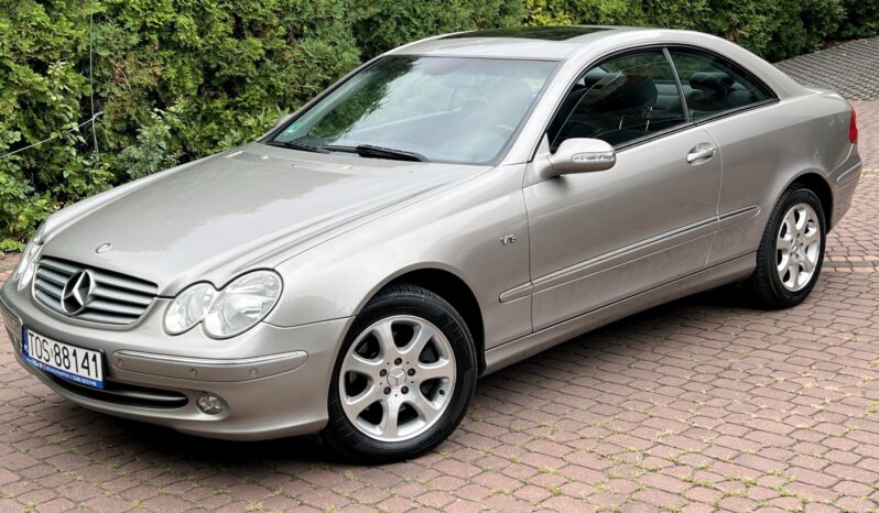 MERCEDES CLK320 V6 218KM – ELEGANCE – AUTOMAT – EL. FOTEL KIEROWCY – SZYBER-DACH – IMPORT NIEMCY full