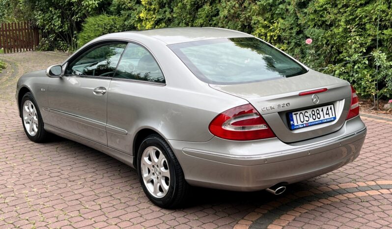 MERCEDES CLK320 V6 218KM – ELEGANCE – AUTOMAT – EL. FOTEL KIEROWCY – SZYBER-DACH – IMPORT NIEMCY full