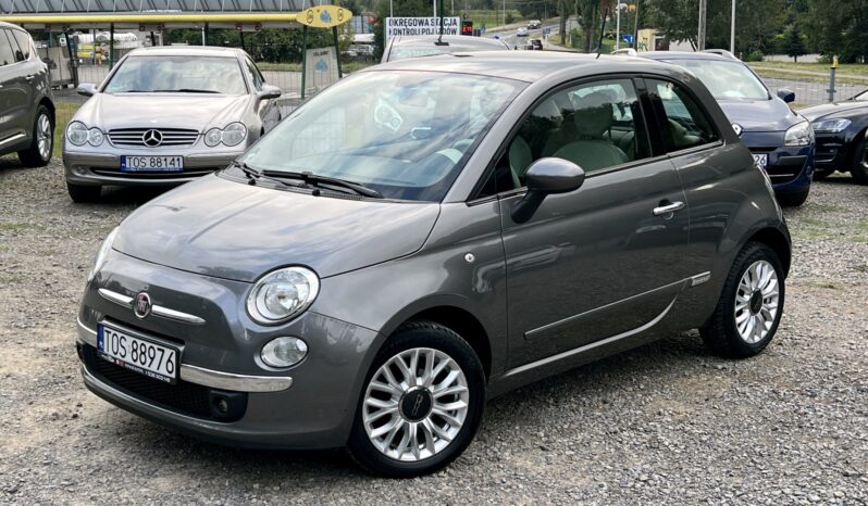 FIAT 500 LOUNGE 1.2 69KM – PANORAMA – TFT/LCD – GRZANE FOTELE – IMPORT NIEMCY full