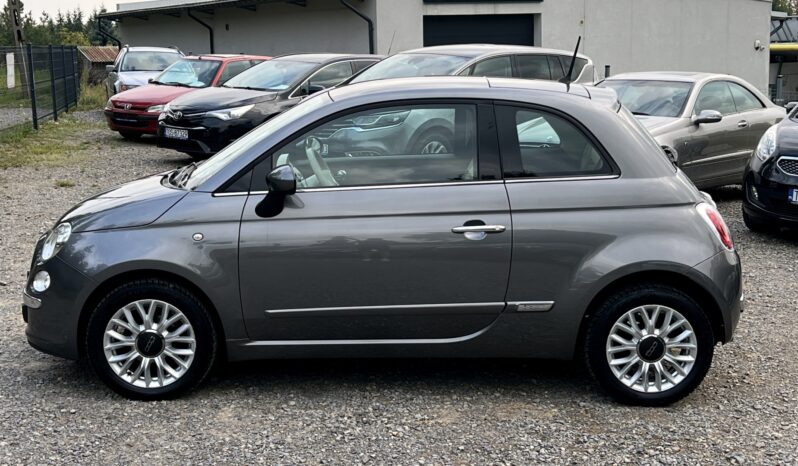 FIAT 500 LOUNGE 1.2 69KM – PANORAMA – TFT/LCD – GRZANE FOTELE – IMPORT NIEMCY full