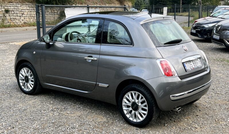 FIAT 500 LOUNGE 1.2 69KM – PANORAMA – TFT/LCD – GRZANE FOTELE – IMPORT NIEMCY full