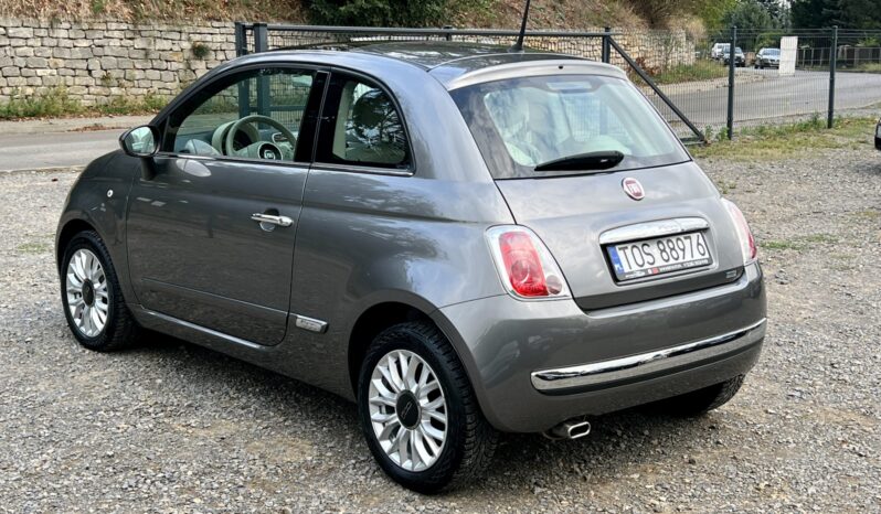 FIAT 500 LOUNGE 1.2 69KM – PANORAMA – TFT/LCD – GRZANE FOTELE – IMPORT NIEMCY full