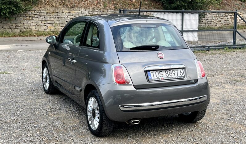 FIAT 500 LOUNGE 1.2 69KM – PANORAMA – TFT/LCD – GRZANE FOTELE – IMPORT NIEMCY full