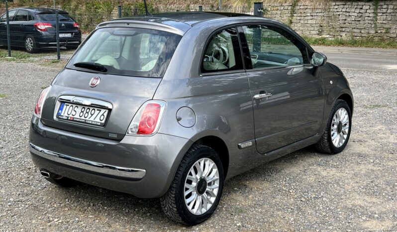 FIAT 500 LOUNGE 1.2 69KM – PANORAMA – TFT/LCD – GRZANE FOTELE – IMPORT NIEMCY full