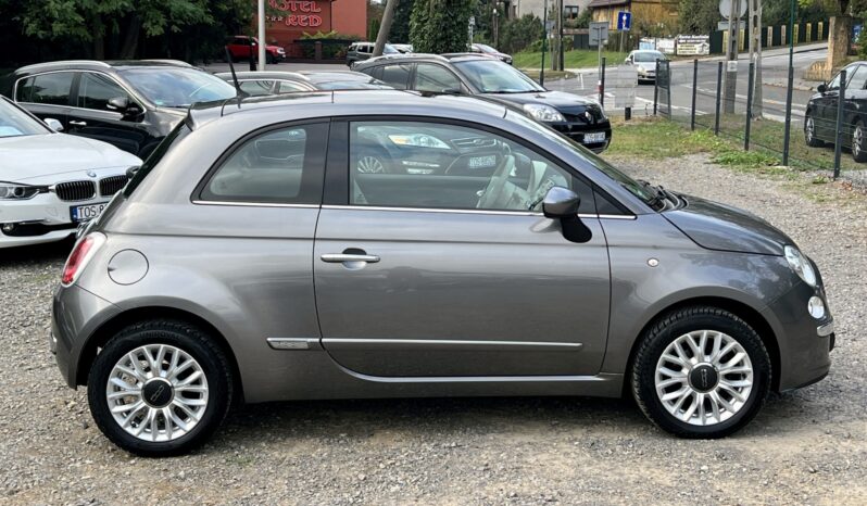 FIAT 500 LOUNGE 1.2 69KM – PANORAMA – TFT/LCD – GRZANE FOTELE – IMPORT NIEMCY full