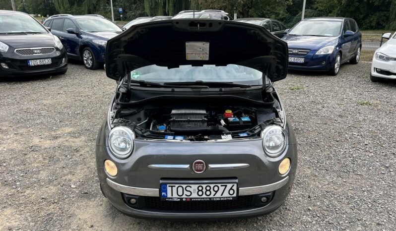 FIAT 500 LOUNGE 1.2 69KM – PANORAMA – TFT/LCD – GRZANE FOTELE – IMPORT NIEMCY full