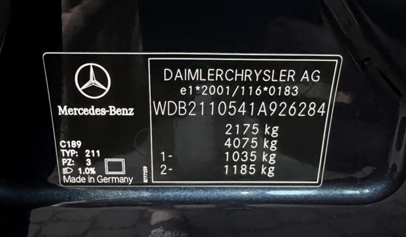 MERCEDES W211 E280 3.0 V6 231KM – 7G-TRONIC – AVANTGARDE – XENON – NAVI full