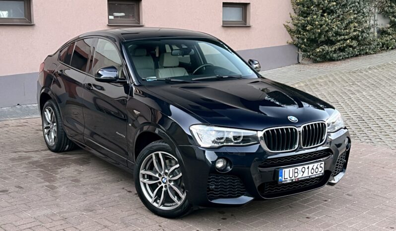 BMW F26 X4 2.0D 190KM XDRIVE – M-PAKIET – AUTOMAT – HEADUP – HARMAN KARDON – SALON PL full