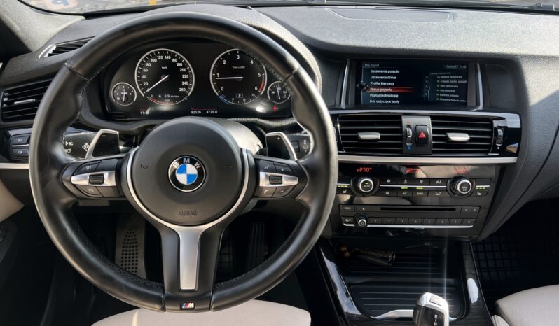 BMW F26 X4 2.0D 190KM XDRIVE – M-PAKIET – AUTOMAT – HEADUP – HARMAN KARDON – SALON PL full