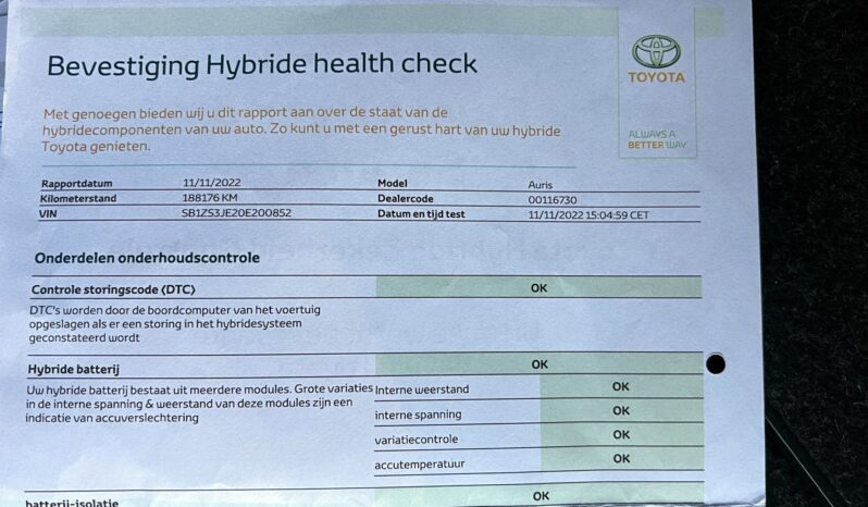 TOYOTA AURIS II 1.8 HYBRID 136KM – AUTOMAT – KAMERA – NAVI – SERWIS ASO – PARKTRONIC full