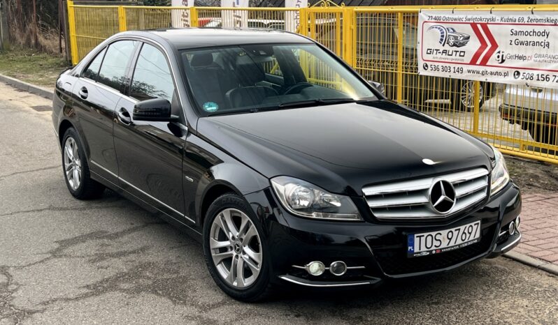 MERCEDES W204 LIFT C180 CGI 156KM – AUTOMAT 7G-TRONIC – GRZANE FOTELE – SERWIS ASO full