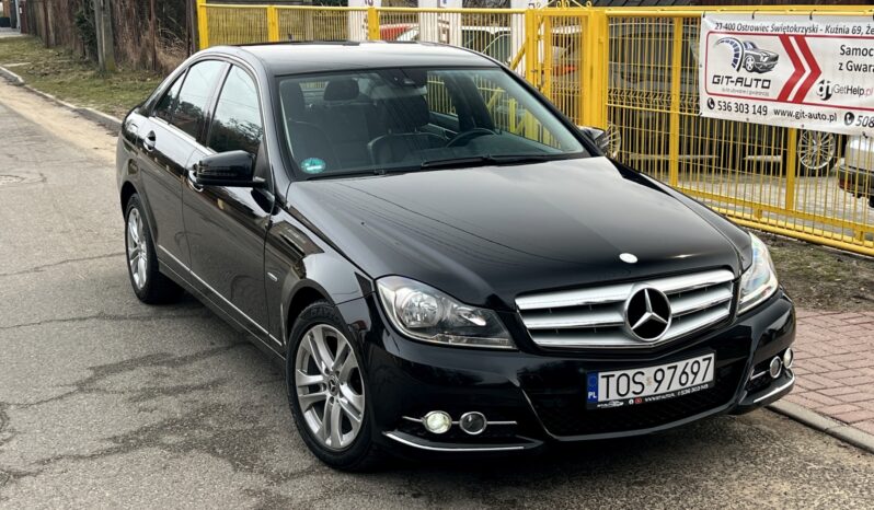 MERCEDES W204 LIFT C180 CGI 156KM – AUTOMAT 7G-TRONIC – GRZANE FOTELE – SERWIS ASO full