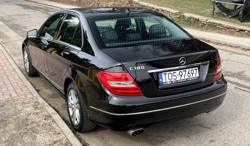 MERCEDES W204 LIFT C180 CGI 156KM – AUTOMAT 7G-TRONIC – GRZANE FOTELE – SERWIS ASO full