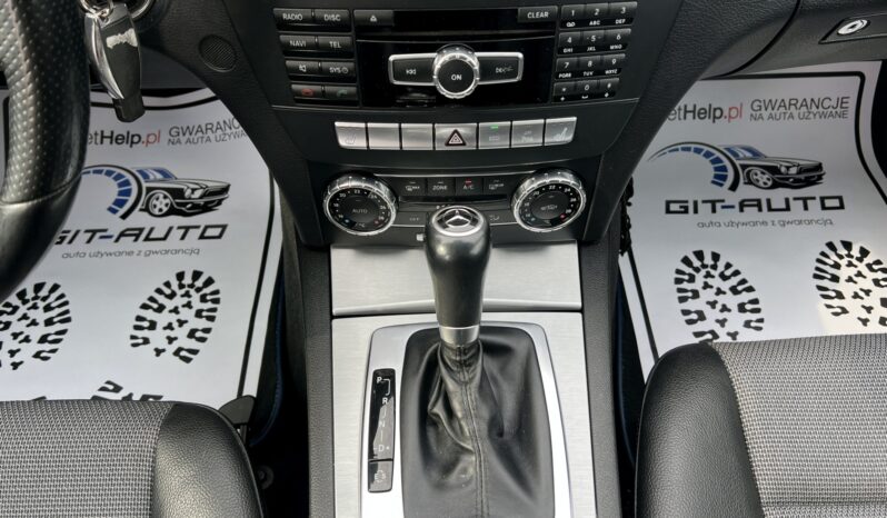 MERCEDES W204 LIFT C180 CGI 156KM – AUTOMAT 7G-TRONIC – GRZANE FOTELE – SERWIS ASO full