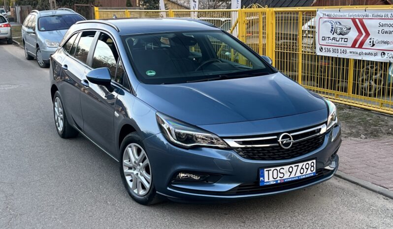 OPEL ASTRA K 1.6 CDTI 110KM – NAVI – GRZANE FOTELE I KIEROWNICA – NISKI PRZEBIEG full