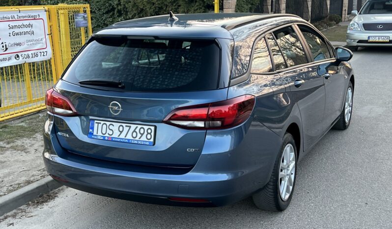 OPEL ASTRA K 1.6 CDTI 110KM – NAVI – GRZANE FOTELE I KIEROWNICA – NISKI PRZEBIEG full