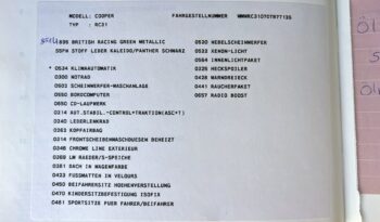 MINI COOPER R50 1.6 115KM – XENON – KLIMATRONIC – NIEMCY full