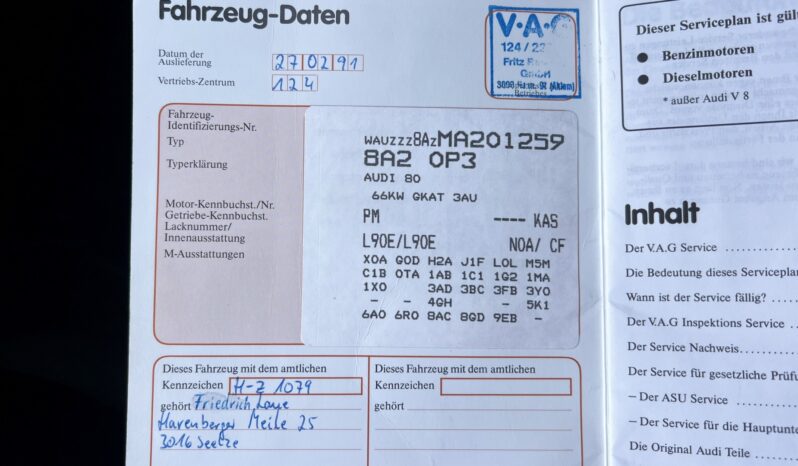 AUDI 80 B3 1.8 90KM – AUTOMAT – WSPOMAGANIE – YOUNGTIMER – IMPORT – NIEMCY full