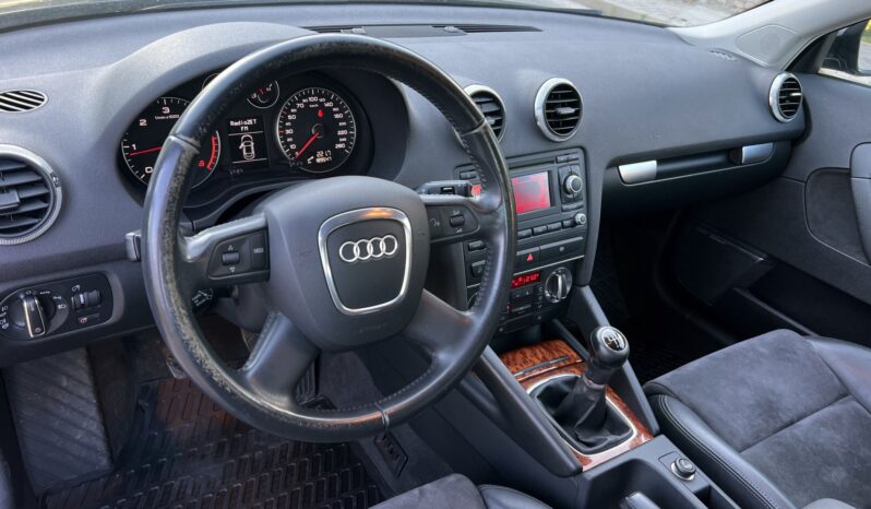 AUDI A3 8P LIFT 2.0 TDI CR 170KM – SPORTY – LEDY – MULTIFUNKCJA – ALCANTARA – BOSE full