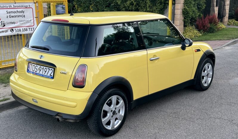 MINI ONE R50 1.6 90KM – KLIMA – IMPORT NIEMCY – OPONY CAŁOROCZNE full