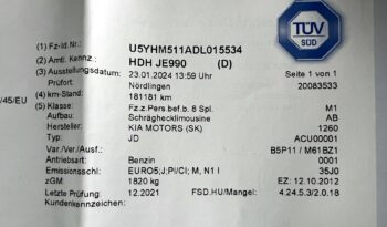 KIA CEED II 1.4 BENZYNA 100KM – KLIMA – MULTIFUNKCJA – FABRYCZNY LAKIER full