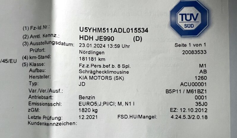 KIA CEED II 1.4 BENZYNA 100KM – KLIMA – MULTIFUNKCJA – FABRYCZNY LAKIER full