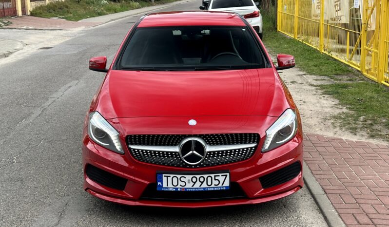 MERCEDES W176 A180 122KM – PAKIET AMG – SKÓRA + ALCANTARA – BI-XENON – LED full