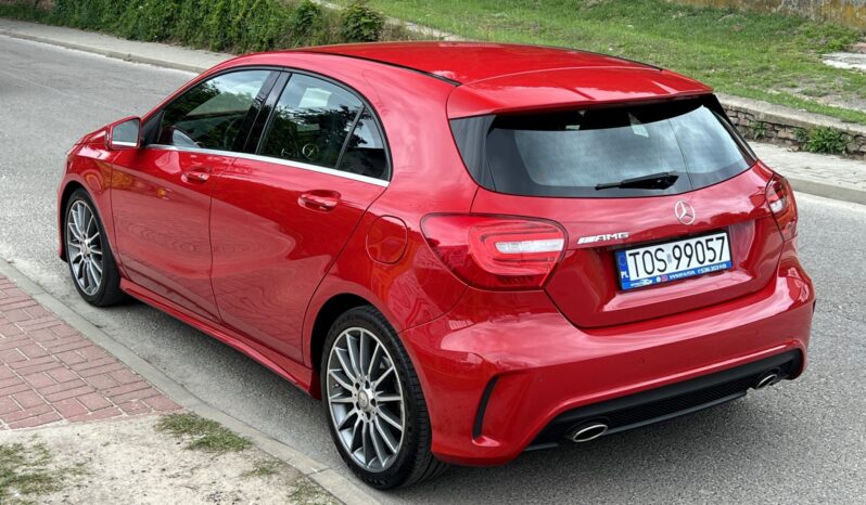 MERCEDES W176 A180 122KM – PAKIET AMG – SKÓRA + ALCANTARA – BI-XENON – LED full
