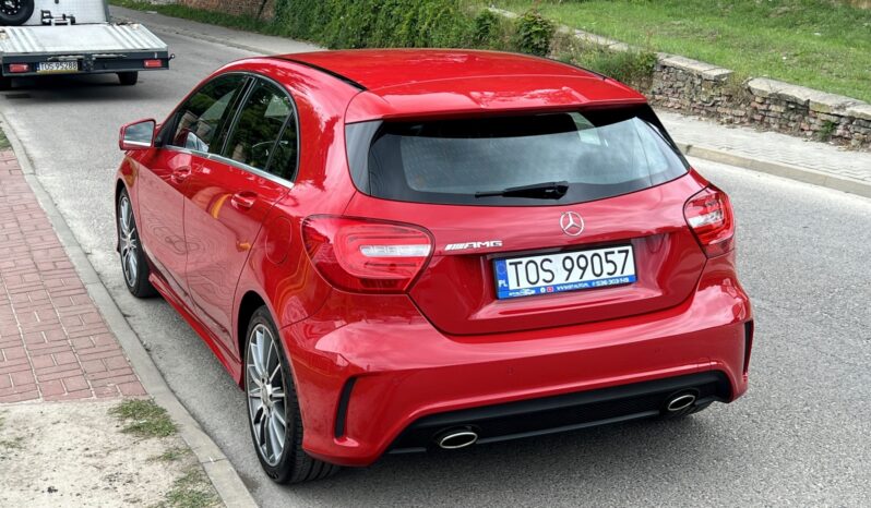 MERCEDES W176 A180 122KM – PAKIET AMG – SKÓRA + ALCANTARA – BI-XENON – LED full