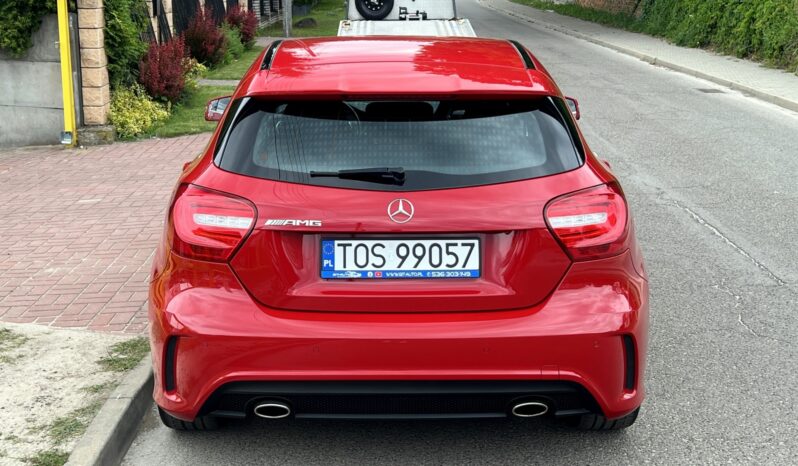 MERCEDES W176 A180 122KM – PAKIET AMG – SKÓRA + ALCANTARA – BI-XENON – LED full