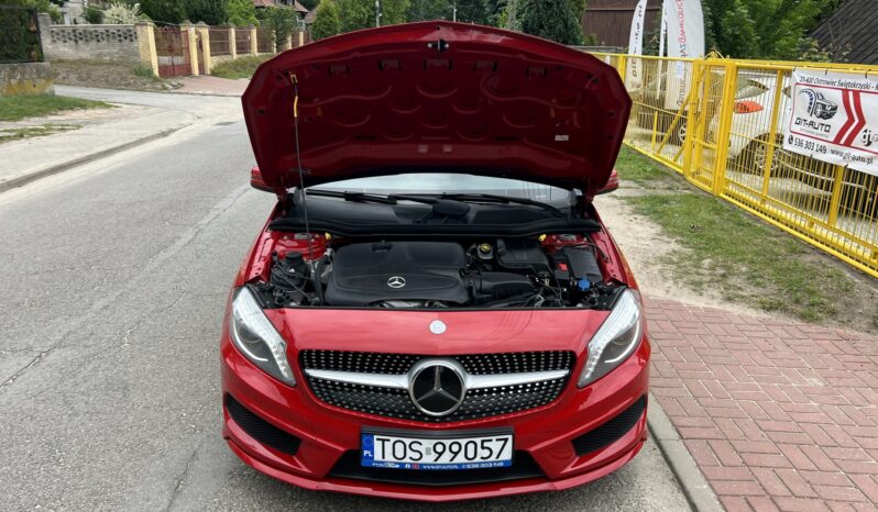 MERCEDES W176 A180 122KM – PAKIET AMG – SKÓRA + ALCANTARA – BI-XENON – LED full