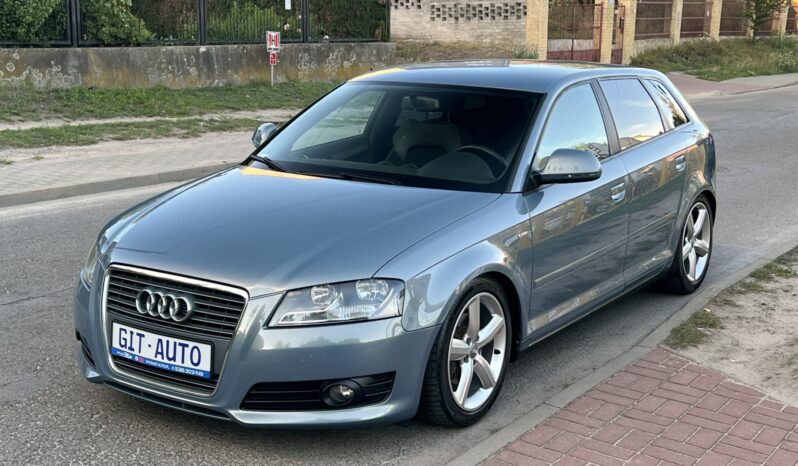 AUDI A3 8P LIFT 2.0 TDI 140KM – S-LINE – KLIMATRONIC – GRZANE SPORTOWE FOTELE full
