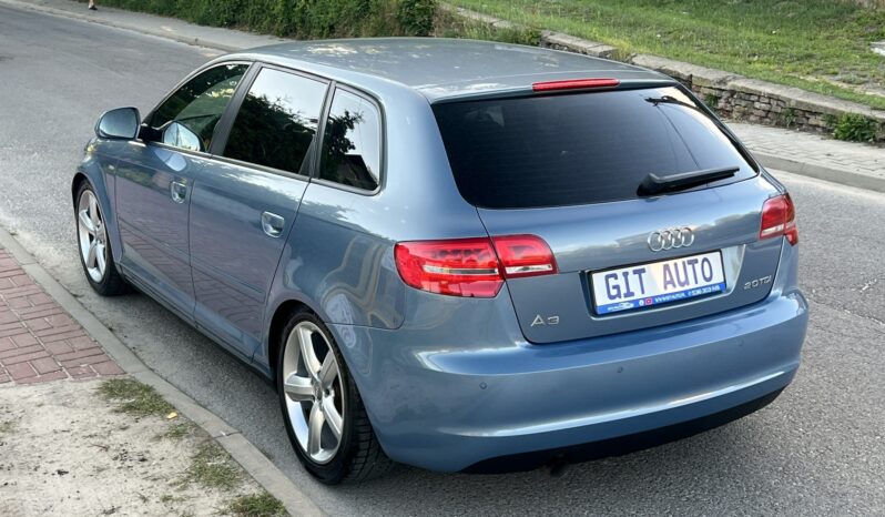 AUDI A3 8P LIFT 2.0 TDI 140KM – S-LINE – KLIMATRONIC – GRZANE SPORTOWE FOTELE full