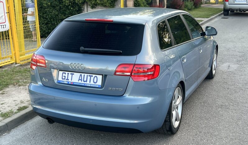 AUDI A3 8P LIFT 2.0 TDI 140KM – S-LINE – KLIMATRONIC – GRZANE SPORTOWE FOTELE full