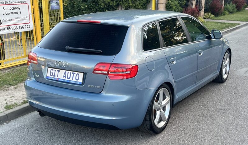 AUDI A3 8P LIFT 2.0 TDI 140KM – S-LINE – KLIMATRONIC – GRZANE SPORTOWE FOTELE full