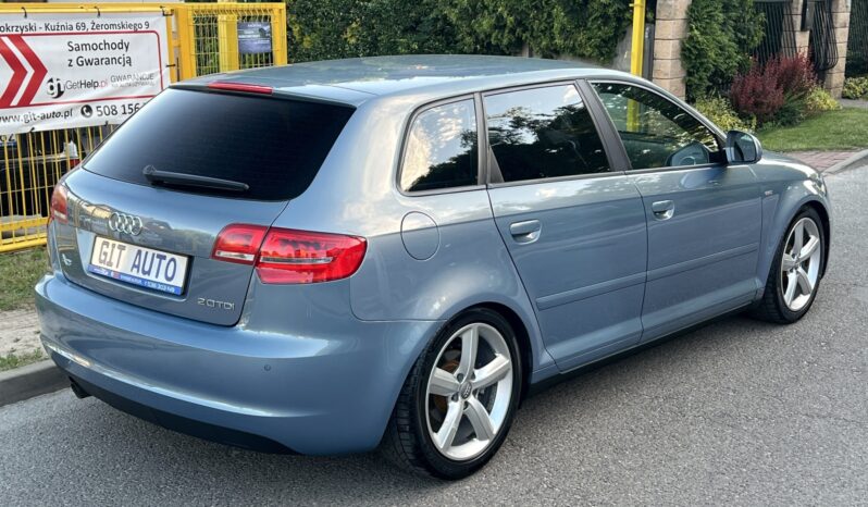 AUDI A3 8P LIFT 2.0 TDI 140KM – S-LINE – KLIMATRONIC – GRZANE SPORTOWE FOTELE full