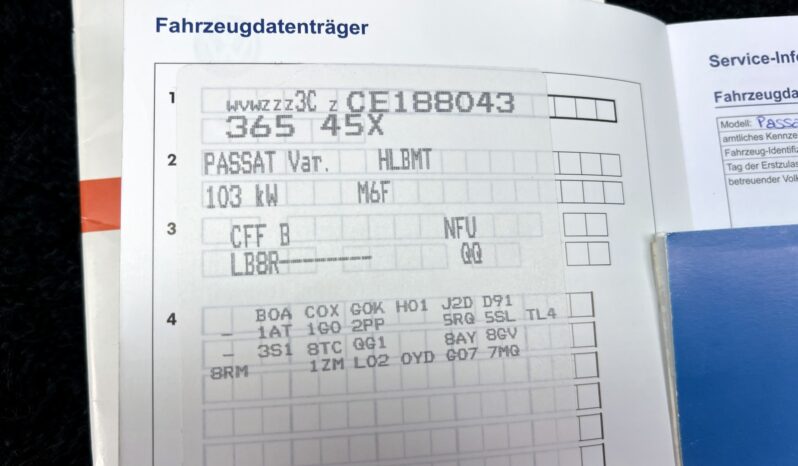 VW PASSAT B7 2.0 TDI 140KM HIGHLINE – MANUAL – NOWY ROZRZĄD – ALCANTARA – SERWIS full