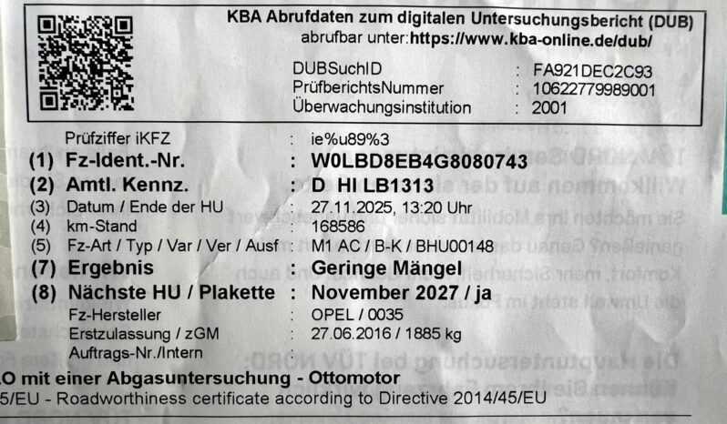 OPEL ASTRA K 1.4 TURBO 125KM – GRZANE FOTELE I KIEROWNICA – IMPORT NIEMCY full