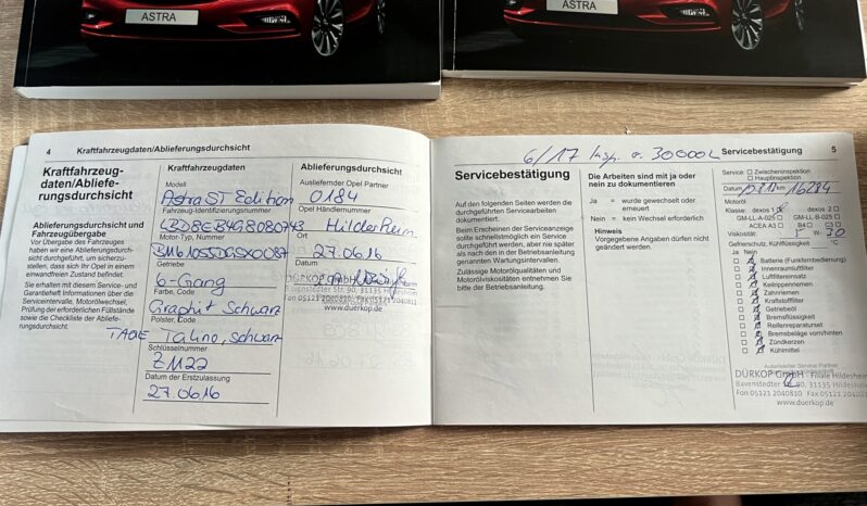 OPEL ASTRA K 1.4 TURBO 125KM – GRZANE FOTELE I KIEROWNICA – IMPORT NIEMCY full