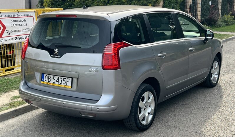 PEUGEOT 5008 2.0 HDI 150KM – KLIMATRONIC – 7 FOTELI – MANUAL full