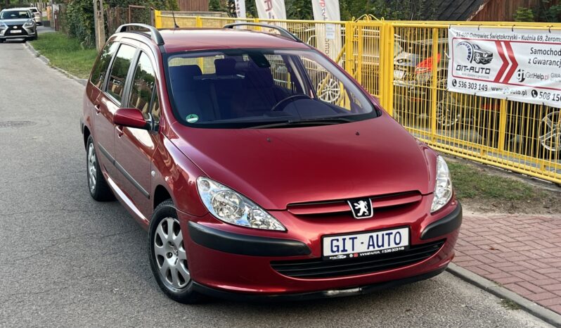 PEUGEOT 307 1.6 BENZYNA 109KM – KLIMA – IMPORT NIEMCY – HAK full