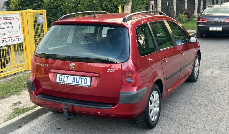 PEUGEOT 307 1.6 BENZYNA 109KM – KLIMA – IMPORT NIEMCY – HAK full