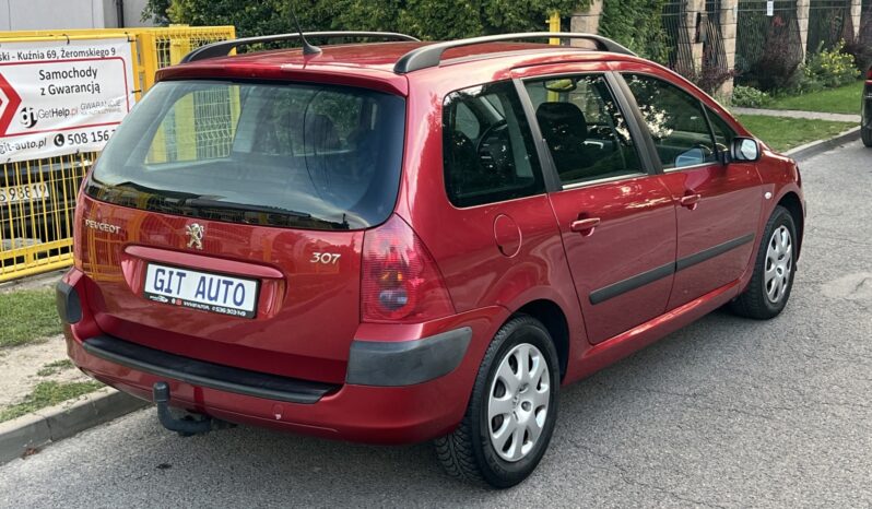 PEUGEOT 307 1.6 BENZYNA 109KM – KLIMA – IMPORT NIEMCY – HAK full
