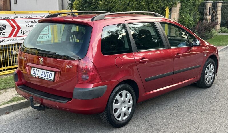 PEUGEOT 307 1.6 BENZYNA 109KM – KLIMA – IMPORT NIEMCY – HAK full