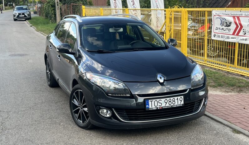 RENAULT MEGANE III 1.6 DCI 130KM – BOSE – KAMERA COFANIA – GRZANE FOTELE – KLIMATRONIC full