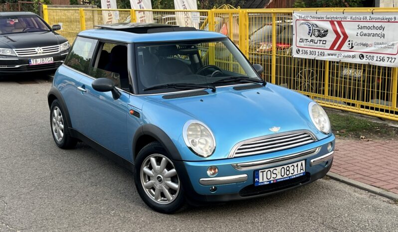 MINI ONE R50 1.6 90KM – KLIMA – GRZANE FOTELE – OPONY CAŁOROCZNE full