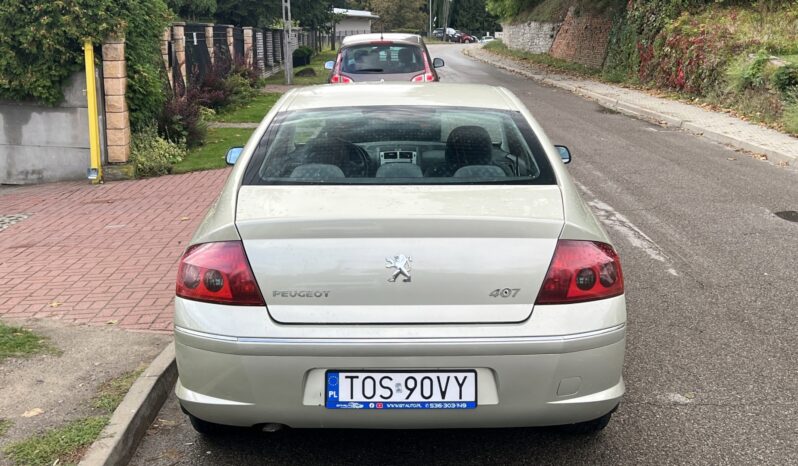 PEUGEOT 407 – 2.0 HDI 136KM – KLIMA – SALON POLSKA full